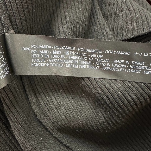 ZARA Fit & Flare Midi Dress Short Sleeve Rib Knit Maxi - Picture 12 of 12